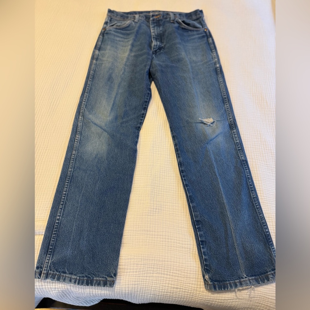 Wrangler Men's Straight Blue Jeans